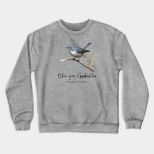 Blue-grey Gnatcatcher - The Bird Lover Collection Crewneck Sweatshirt